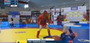 (VIDEO) Gunjavić na putu do bronce na europskom prvenstvu u sambu eliminirao višestrukog svjetskog prvaka