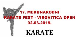U subotu Virovitica Open u karateu